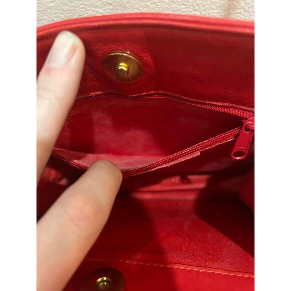 Vintage Salvatore Ferragamo Crossbody Clutch w/ scattered gold hardware - Picture 10 of 10